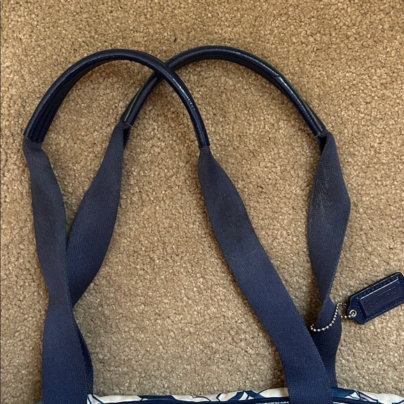 COACH Printed Vinyl Duffle Overnight Bag - Picture 12 of 14